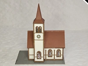 POLA 1030 H0 GOTISCHE PFARRKIRCHE fertig gebaut SAMMLER VINTAGE MODELLBAHN  - Bild 1 von 7