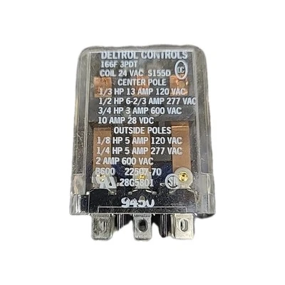 Lennox 28G58 Relay 24v  / Deltrol Controls 166F 3PDT - Image 1 of 4