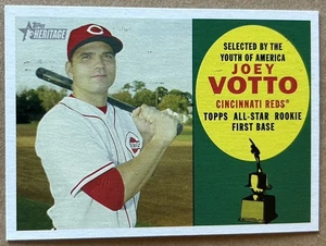 Joey Votto 2009 Topps Heritage Karte #317 NM-MT Zustand - Bild 1 von 2