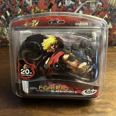 NEW - Mad Catz Street Fighter IV KEN Fightpad CAPCOM (PlayStation 3 PS3) Sealed - Image 1 of 4