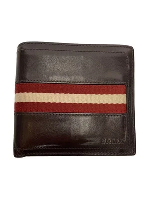 Cartera plegable de cuero BRW para hombre BALLY Foto 1 de 4