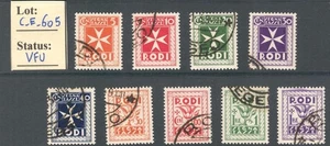 C_E_605. EGEO. 1934 "Segnatasse" set. Used - Picture 1 of 1