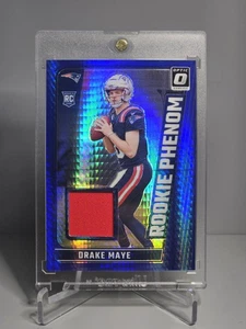 2024 Panini Donruss Optic - Rookie Phenoms Drake Maye #RPB-DME Blue Hyper Prizm - Picture 1 of 2