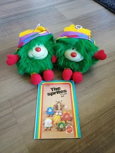 Vintage 1984 Rainbow LUCKY Green Sprite 6 Zoll Plüsch von Mattel X2 - Bild 1 von 8