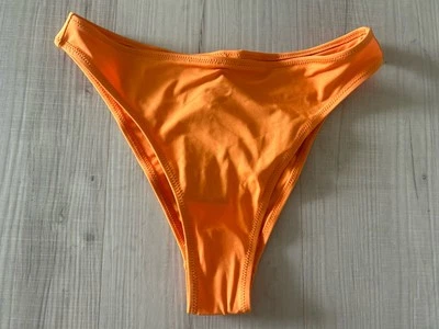 Traje de baño H&M para mujer talla 6 naranja parte inferior de bikini playa nuevo con etiquetas Foto 1 de 3