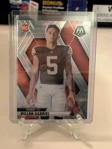 2025 Panini Mosaic Dillon Gabriel #277 Base Variation SP RC Cleveland Browns  - Bild 1 von 2