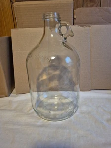 Vintage One Gallon Clear Glass Jug Loop Handle without Lid - Picture 1 of 16
