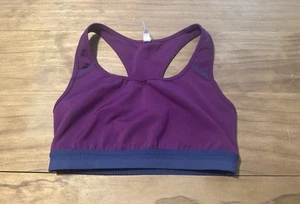 Women’s XS Freepeople Movement Purple And Navy Sports Bra - Picture 1 of 3