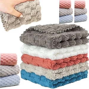 2,4,6,8,10 Multipurpose Microfibre Kitchen Cleaning Towels Absorbent Car Clothes - Picture 1 of 17