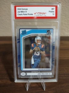 2024 DONRUSS JOE MILTON III # 97 CLEARLY RATED ROOKIE PRISTINE 10 - Picture 1 of 2