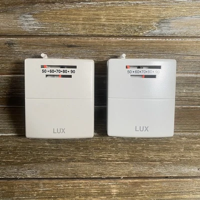 Lux Mechanical Thermostat Heat Only 210408E 0.15 to 1.2 Amps Max 30 Volts AC VTG - Image 1 of 4
