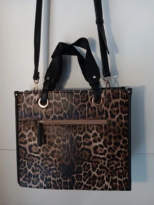 Sondra Roberts Squared Animal Print Tote/Purse NWOT - Image 1 of 4