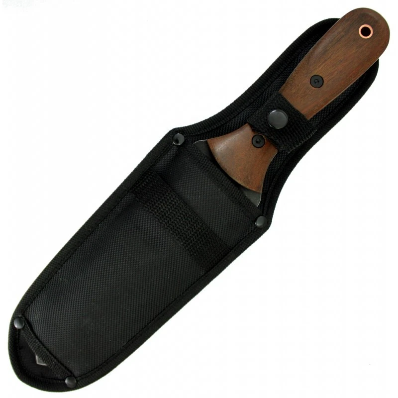 Couteau de Jardin, Transplantoir Hori Hori avec Manche en Bois et Fourreau - Photo 1/1