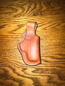 RARE BIANCHI BROWN LEATHER HOLSTER - MODEL 18B RH OMC / AMT BACKUP 380 AUTOMATIC - Picture 1 of 8