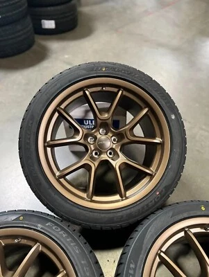 20" Flow Forged Bronze SRT Wheels w/Tires Fits Dodge Charger Challenger Widebody - Image 1 of 4