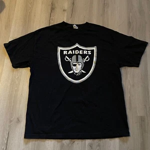 VTG Y2K 00s NFL OAKLAND RAIDERS Shirt Size XL Team Logo Print On Front - Picture 1 of 6