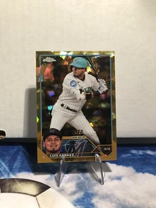 2023 Topps Chrome Update Sapphire Luis Arraez Gold /50 Miami Marlins #USCS1 - Picture 1 of 2