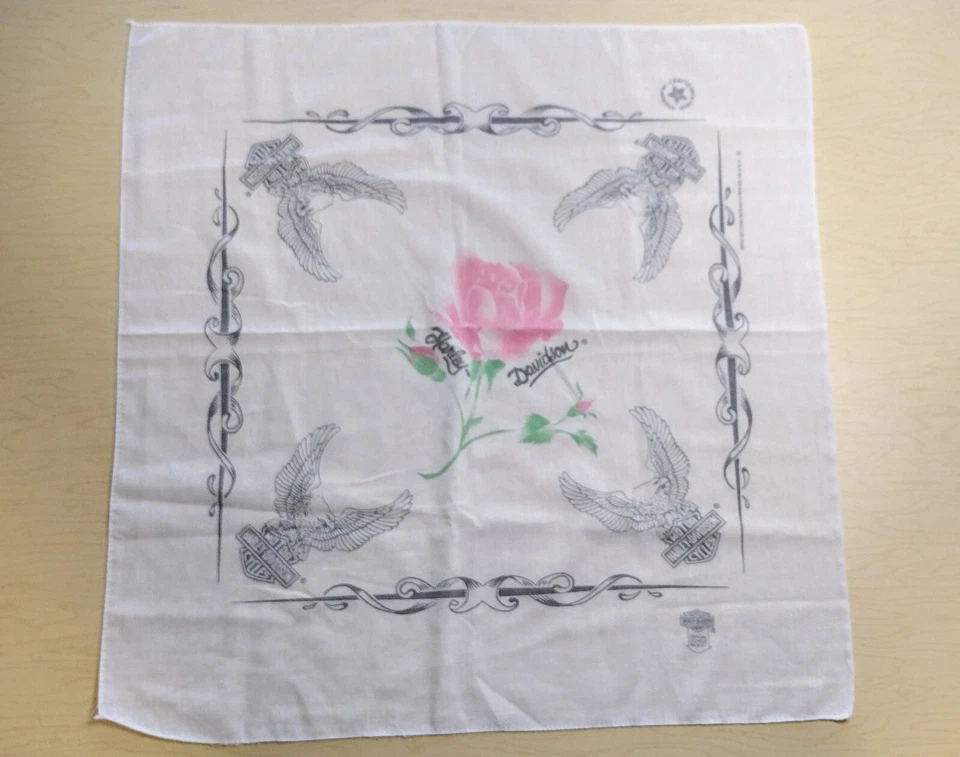Bandana floral Harley Davidson Foto 1 de 4