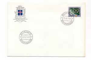 D87459 Intl. Year of the Disabled FDC Cover Iceland 1981 - Picture 1 of 1