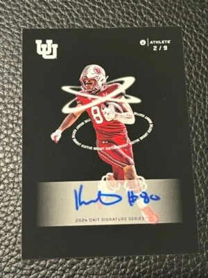 BRANT KUITHE 2024 ONIT Utah Utes Football On Card Nine Series AUTO # 2/9 - Image 1 of 2