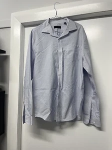 Country Road Mens Striped Business Button Up Shirt Size Xl Long Sleeve - Picture 1 of 6