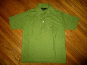 CAMISA POLO GARY PLAYER AÑOS 70 80 de colección verde oliva gorra de béisbol logotipo de club de golf PEQUEÑA - Imagen 1 de 4
