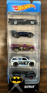 Hot Wheels 2016 BATMAN 5-Pack Diecast Set DVF92 - Picture 1 of 9