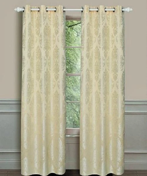 NEW Dainty Home Rodeo Luxury 2 Window Panel Set with Grommets, 40x84 Inch, Gold - Image 1 of 1