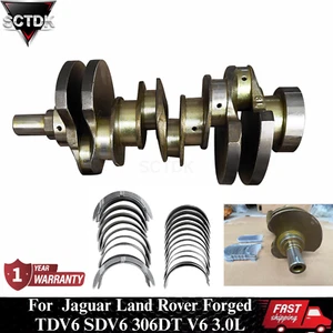 Crankshaft & Bearings Set For Jaguar Land Rover Forged TDV6 SDV6 306DT V6 3.0L - Foto 1 di 13