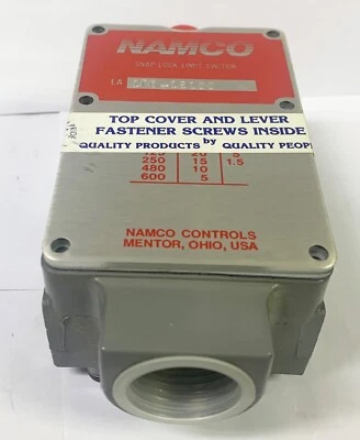 Interruptor de límite de bloqueo rápido NAMCO EA170-12100 EA170 121000 125-600 VAC  Foto 1 de 4