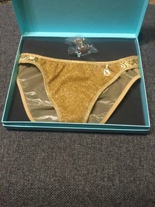 Scrumpies of Mayfair Golden Delicious Tanga Slip Größe 4 L Neu Karton, UVP 35,00 £. - Bild 1 von 5