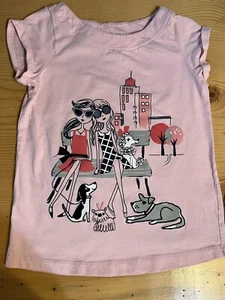 Gymboree Girls Pink Short Sleeve T-Shirt Size:8 EUC - Picture 1 of 4