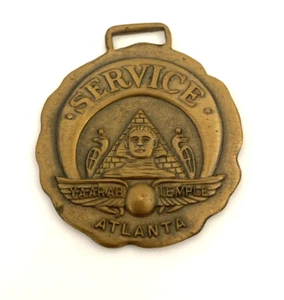 Yaarab Temple Service Medal (W&H Newark NJ) (D2) - Picture 1 of 5