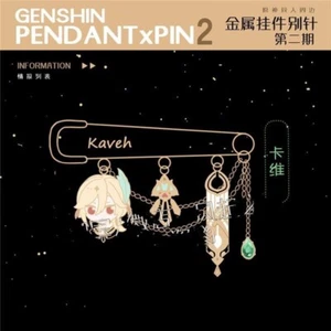 Genshin Impact Kaveh Cosplay Anime Pin Pendant Accessories Fashion Gifts #12 - Picture 1 of 3