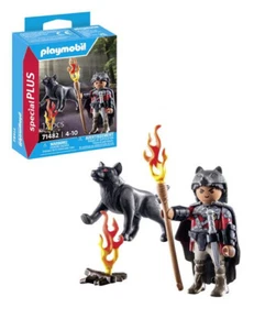 Playmobil History Special Plus 71482 Guerrier et Loup Figurine Jeux Construction - Imagen 1 de 24