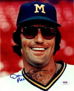 Darrell Porter autographed signed inscribed 8x10 photo MLB Milwaukee Brewers PSA - Picture 1 of 1