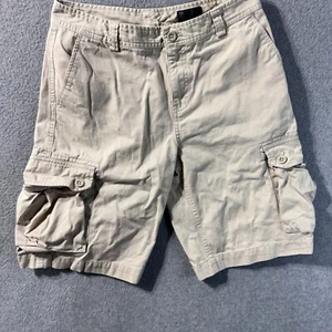 Polo Ralph Lauren Cargo Shorts Youth Boys 18 Beige Low Rise Preppy Classic - Picture 1 of 8