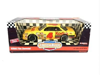 Ertl-American Muscle-Ernie Irvan #4 Kodak Monte Carlo 1:18 Diecast—1992 New - Image 1 of 4