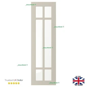 STENSUND 30x100cm Glass Door Front ~ Beige: 604.532.01, IKEA - Picture 1 of 5