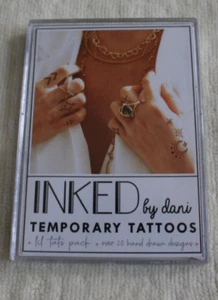 Inked By Dani Temporary Tattoos Lil Tats Pack New in Package - Picture 1 of 2