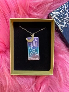Mystische Hamsa Palme Glitzer Glück Tarot Halskette Gesegnete Wicca Hexe Reddit - Bild 1 von 4