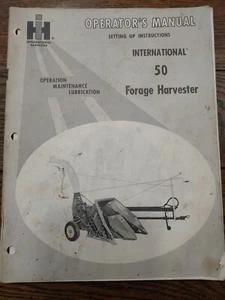 International Harvester 50 Forage Harvester Operators Manual Original! - Picture 1 of 1