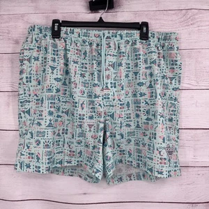 Columbia PFG Badehose Shorts Herren XL Performance Fisch Angelausrüstung gemustert - Bild 1 von 10