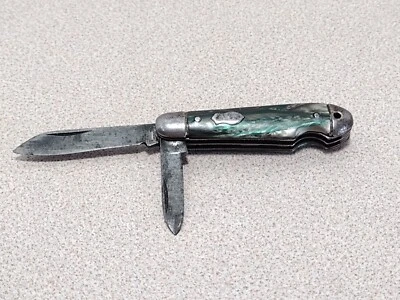 Маленький винтажный имперский складной карманный нож с 2 лезвиями лезвие 1 3/8 дюйма 3,5 дюйма в целом - Изображение 1 из 4
