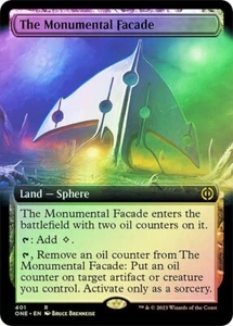 The Monumental Facade *Extended Art Foil* | Phyrexia: All Will Be ONE | NM MTG - Picture 1 of 1