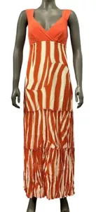 Damen Kleid Strandkleid Maxikleid BODYFLIRT orange NEU Größe 36 38 40 42 - Picture 1 of 3