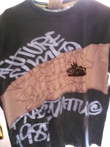 XL VINTAGE 90's PNB NATION GRAFFITI ART SKATE HIP HOP T SHIRT, LAYERS STITCHED - Picture 1 of 8