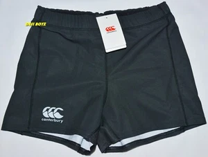 BNWT - CANTERBURY WOMENS VAPDORI SHORTS BLACK CCC - SIZE: 10 - Picture 1 of 4
