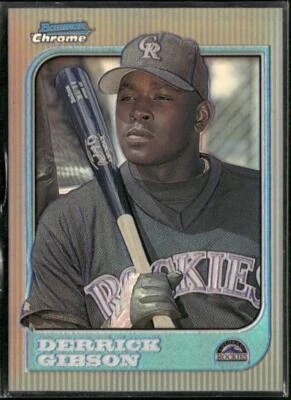 1997 Bowman Chrome #179 Derrick Gibson Refractors - Image 1 of 2