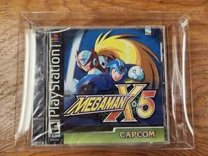 Black Label Megaman X5 - PS1 - (Factory Sealed, CIB) - New! - Picture 1 of 11